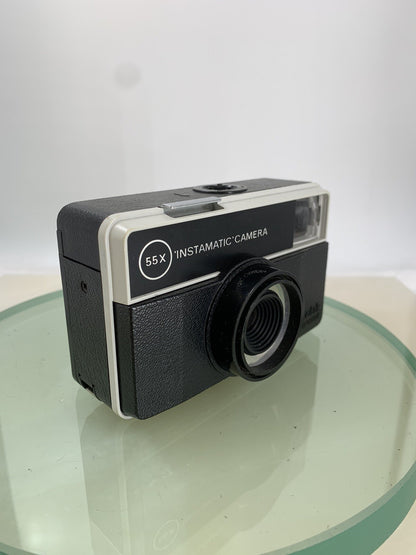 Kodak 55X Instamatic FILM CAMERA VIEW FINDER CAMERA  BLACK TESTED - 8022