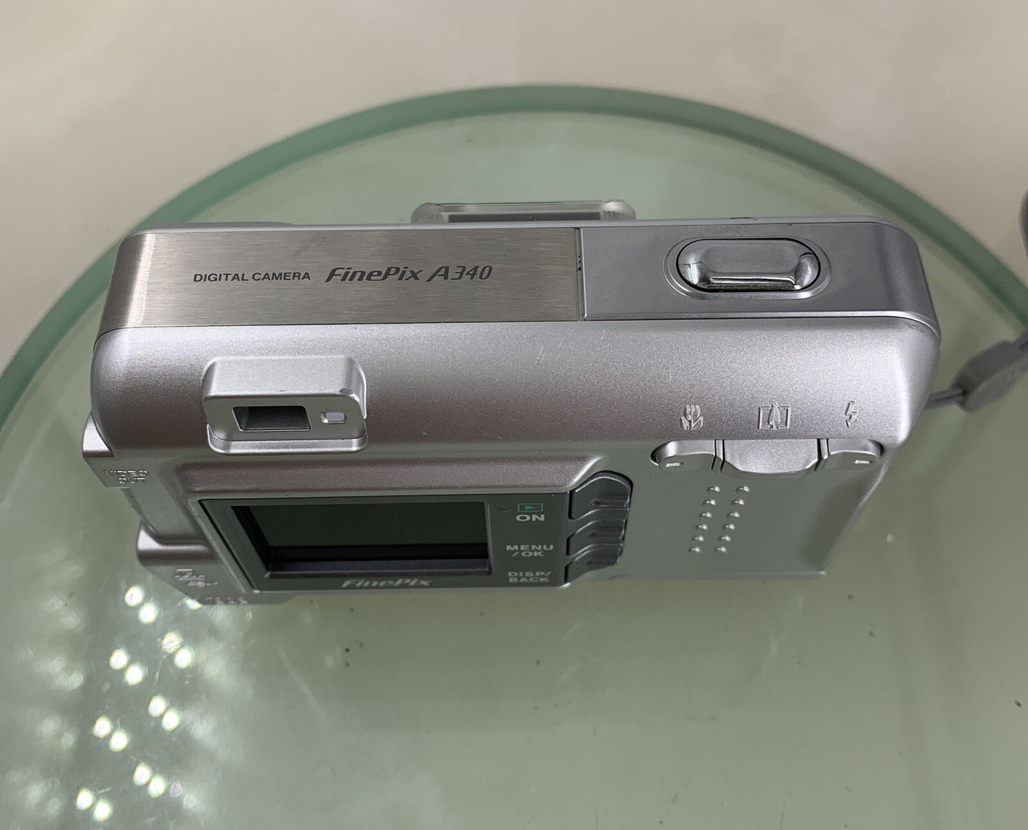 Fujifilm FINEPIX A340 DIGITAL CAMERA SILVER GOOD CONDITION - TESTED - 8895