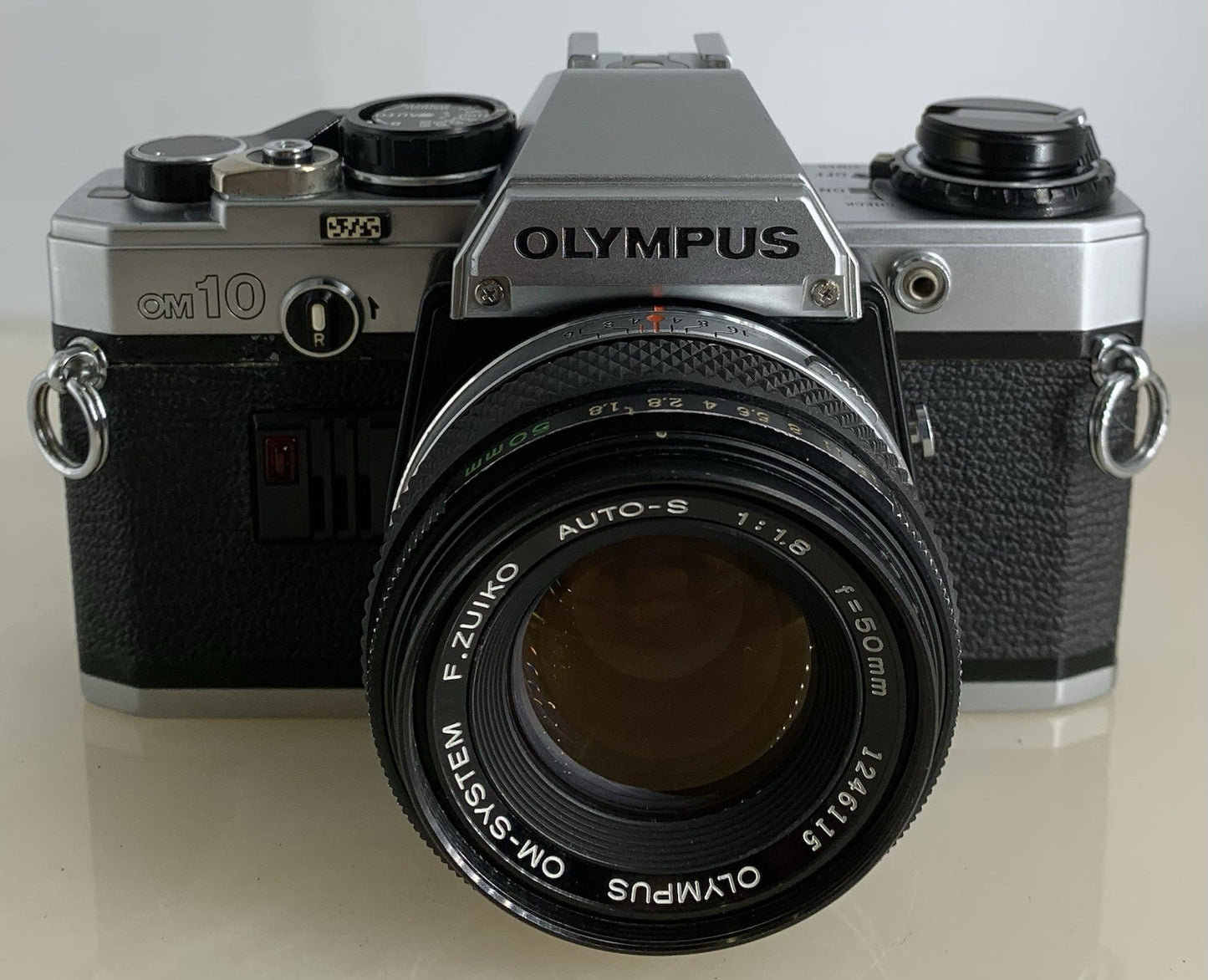 SERVICED Olympus OM10 35mm Film SLR Manual Camera + Olympus 50mm f/1:1.8 #1301