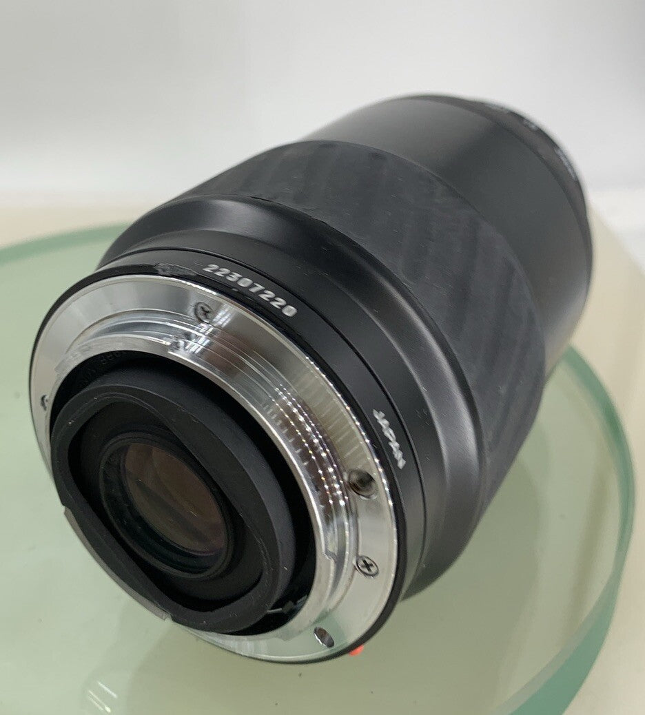 Minolta AF tele zoom 100-300mm 1:4.5-5.6 SLR CAMERA LENS BLACK TESTED - 3333