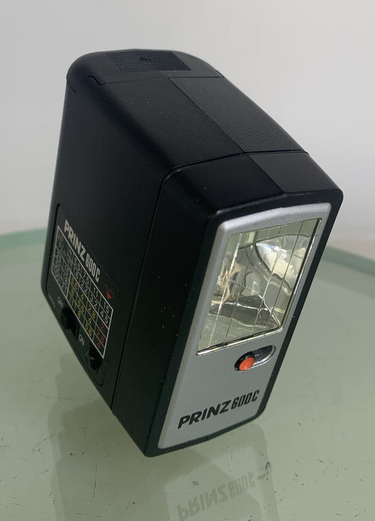 Prinz 600C Flash UNIT FOR CAMERA BLACK + BAG - GOOD CONDITION - TESTED - 1390