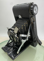 VINTAGE KERSHAW EIGHT-20 BLACK MADE IN ENGLAND FOLDING CAMERA TESTED - 9392