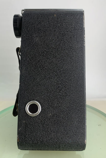 Kershaw Eight-20 Penguin Vintage 1940s Folding Film Camera BLACK TESTED - 8225