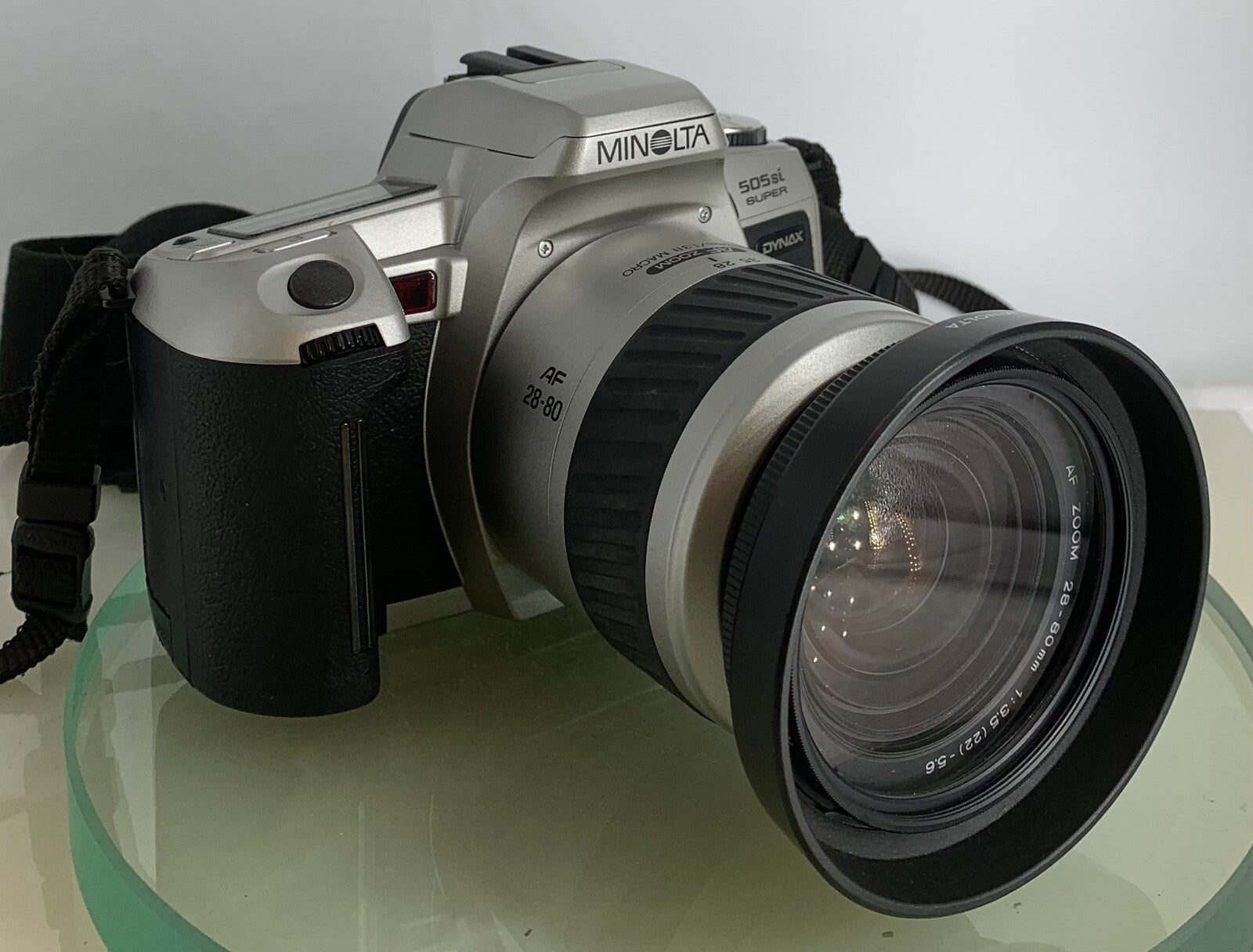 MINOLTA DYNAX 505si SUPER 35MM FILM SLR CAMERA & MINOLTA 28-80MM LENS+TESTED -110