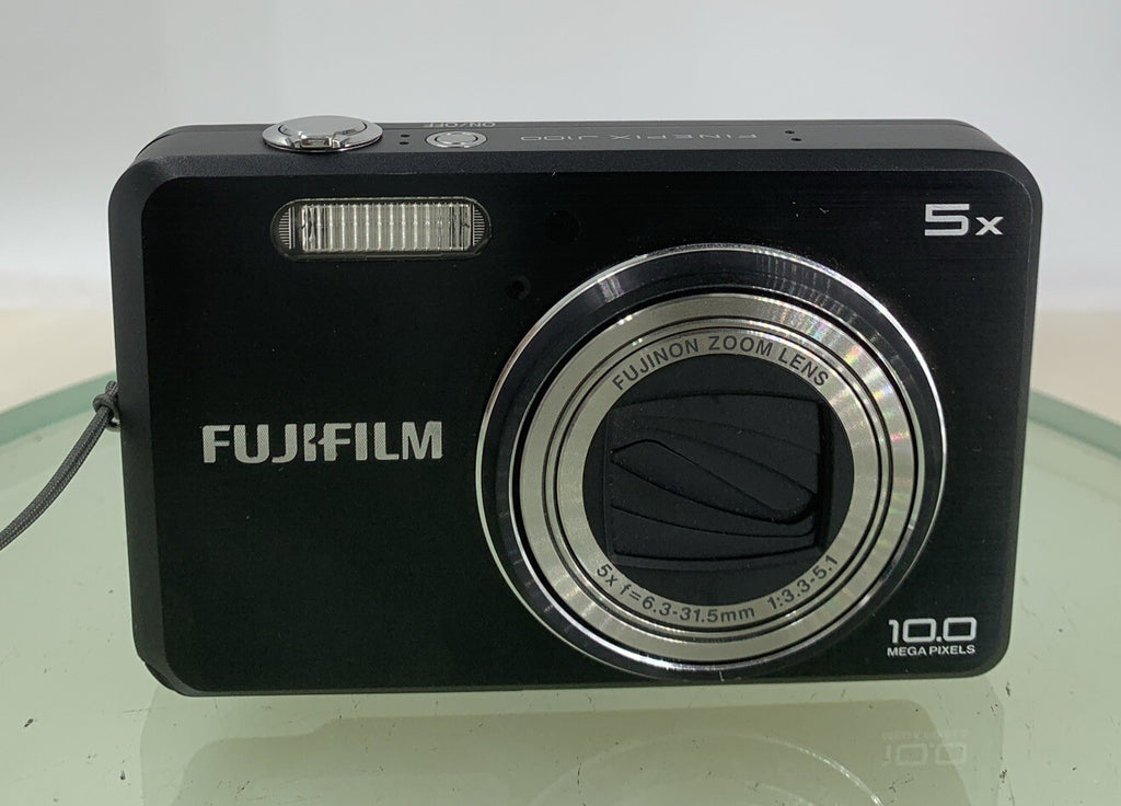 Fujifilm DIGITAL CAMERA FinePix J100 10.0MP BLACK+CHARGER+COVER TESTED - 3531
