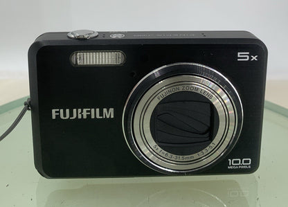 Fujifilm DIGITAL CAMERA FinePix J100 10.0MP BLACK+CHARGER+COVER TESTED - 3531