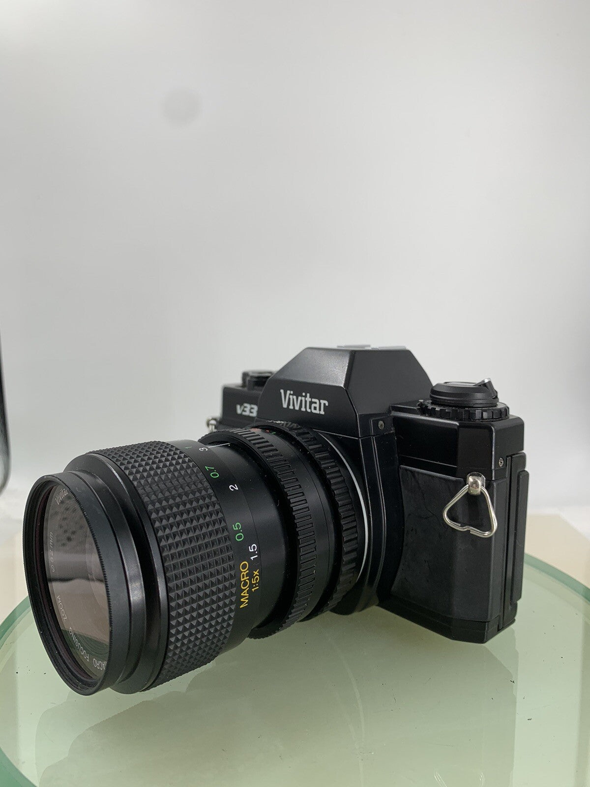 Vivitar V335 35mm SLR POINT AND SHOOT FILM CAMERA BLACK PERFECTLY TESTED - 1616