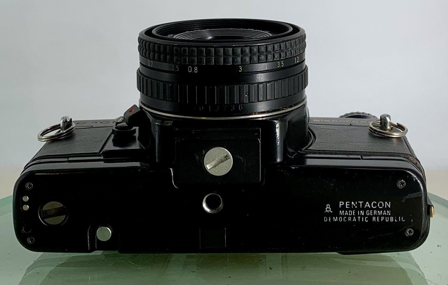 PRAKTICA B100 Electronic 35mm SLR Film Camera+Pentacon 50mm Lens 1:2.4+Tested-448