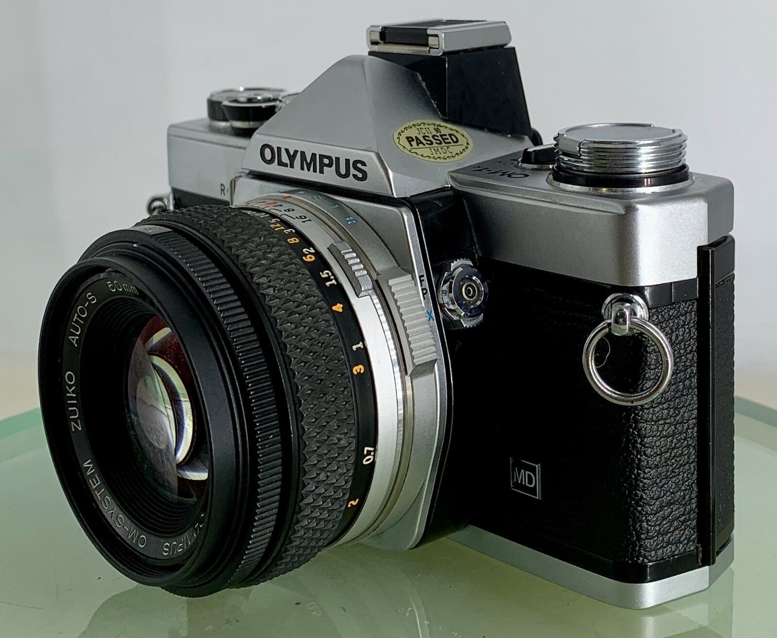 Olympus OM-1N MD 35mm Film SLR Manual Camera 50mm f/1.8 Zuiko Lens Fully Working6