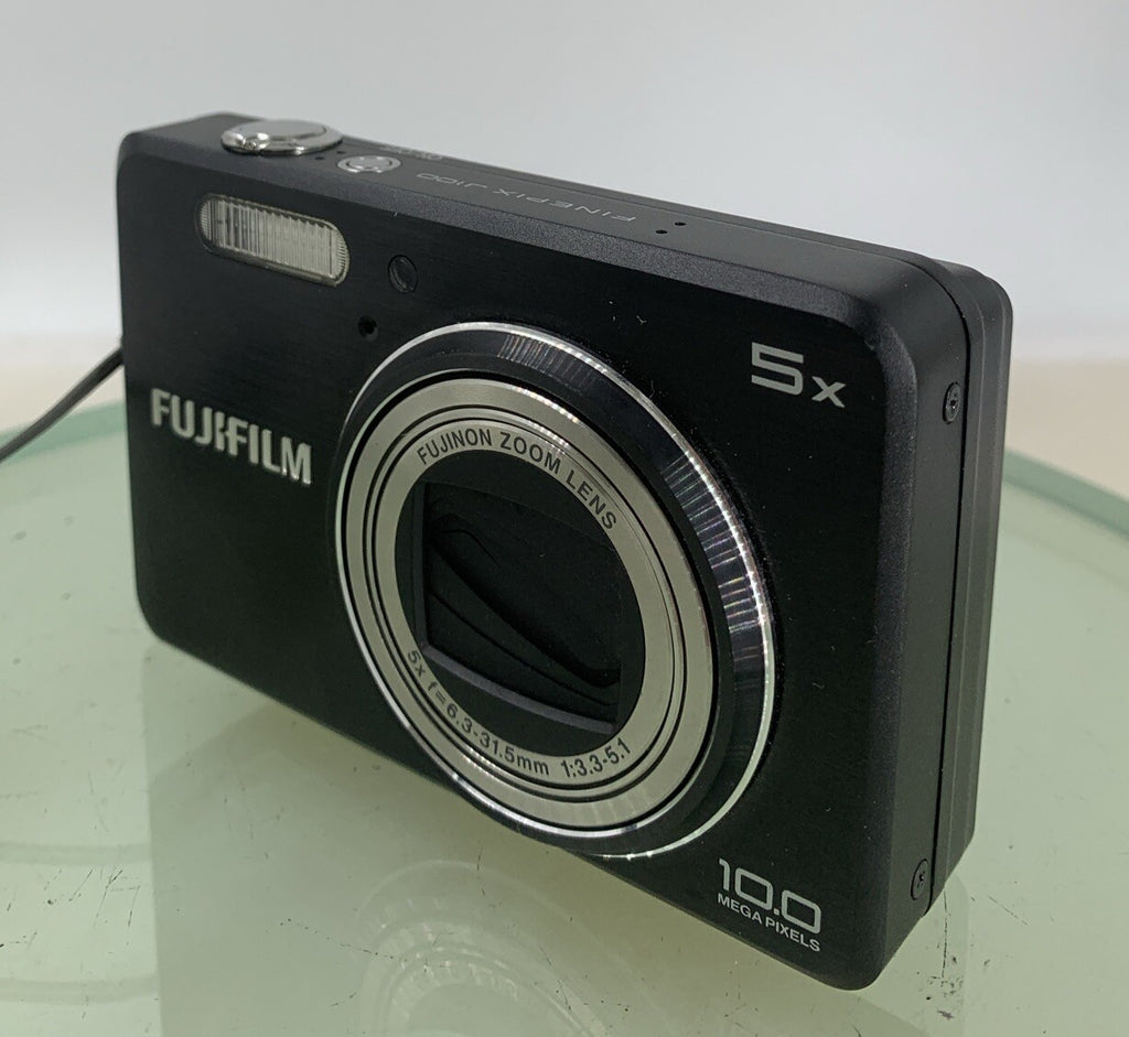 Fujifilm DIGITAL CAMERA FinePix J100 10.0MP BLACK+CHARGER+COVER TESTED - 3532