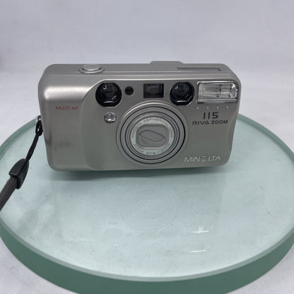 MINOLTA RIVA ZOOM 115 35MM FILM CAMERA 37.5-115mm LENS  Lomo #3471