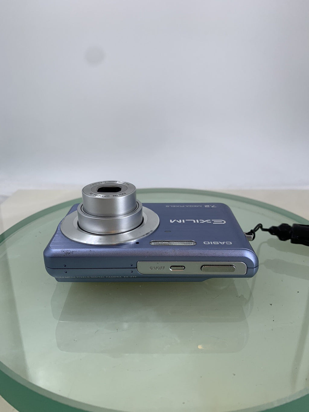 Casio EXILIM EX-Z77 COMPACT DIGITAL CAMERA PURPLE +CHARGER  NO CARD TESTED - 8046