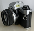 {SERVICED} Olympus OM10 35mm Film SLR Manual Camera + Olympus 50mm f/1:1.8 #1336