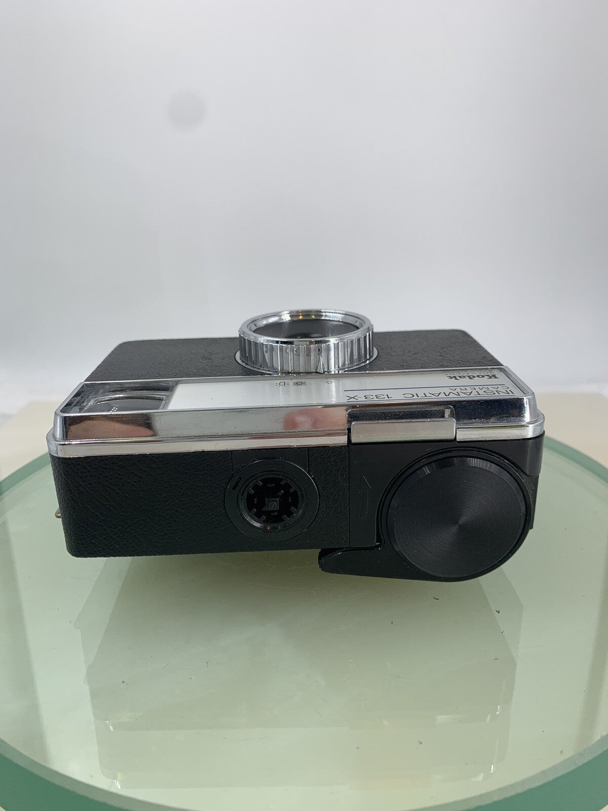 Kodak Instamatic Camera 133-X Viewfinder Camera BLACK WITH COVER TESTED - 856
