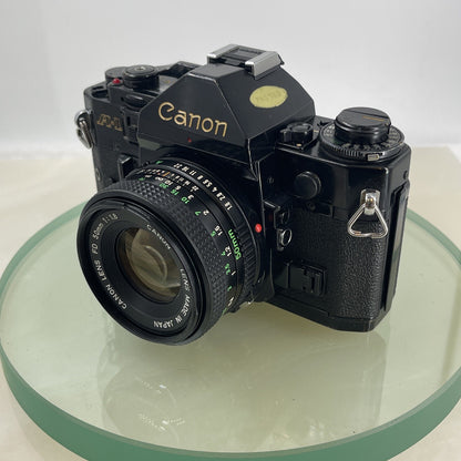 BEAUTIFUL Canon A-1 35mm SLR Camera Body+ FD 50mm f/1.8 FULLY WORKING #7412