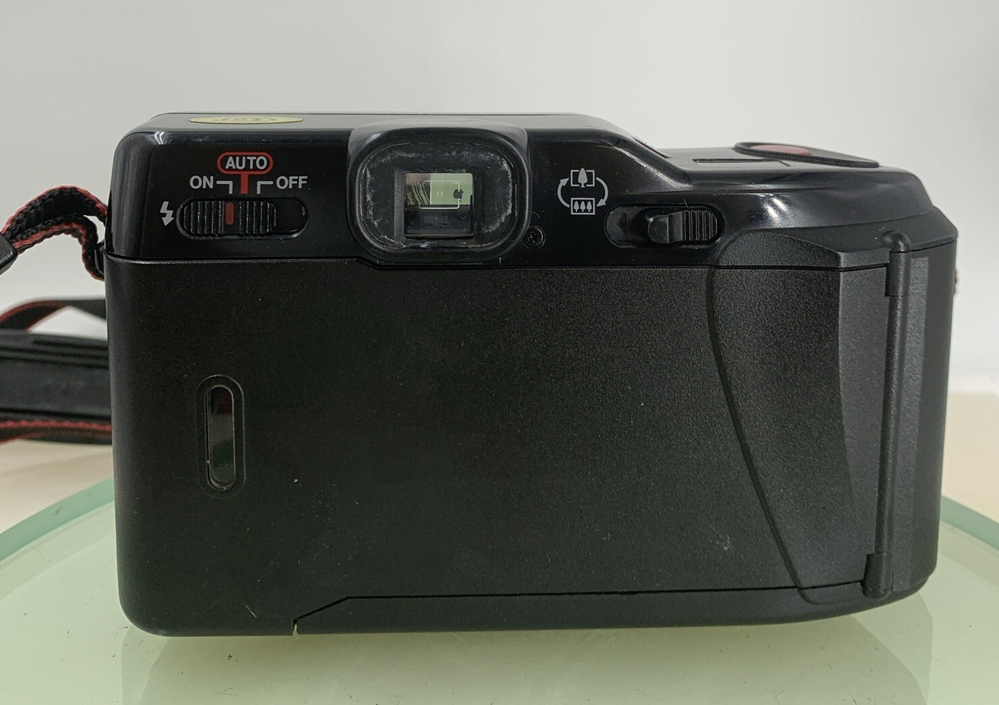 Canon Sure Shot Tele 35mm Film Point and Shoot Camera BLACK TESTED - 6425