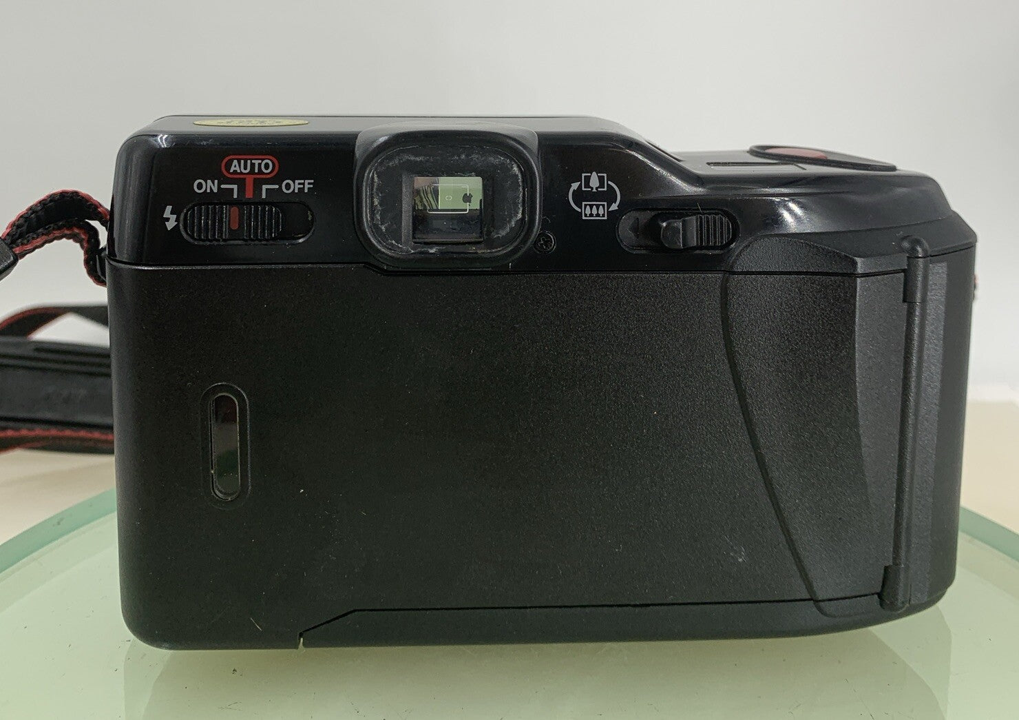 Canon Sure Shot Tele 35mm Film Point and Shoot Camera BLACK TESTED - 6425