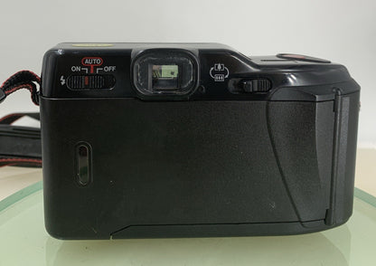 Canon Sure Shot Tele 35mm Film Point and Shoot Camera BLACK TESTED - 6425