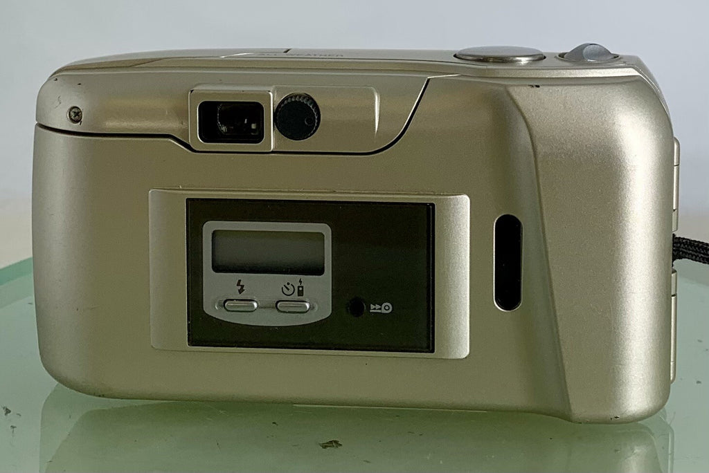 Olympus MJU II Zoom 115 Film Camera 38-115 Lens AF Point&Shot RARE GOLD Tested4