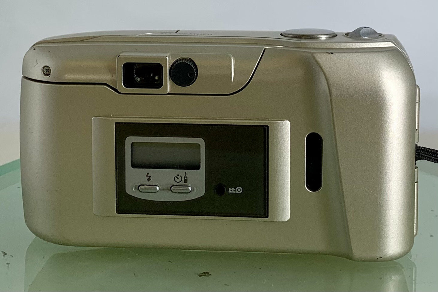 Olympus MJU II Zoom 115 Film Camera 38-115 Lens AF Point&Shot RARE GOLD Tested4