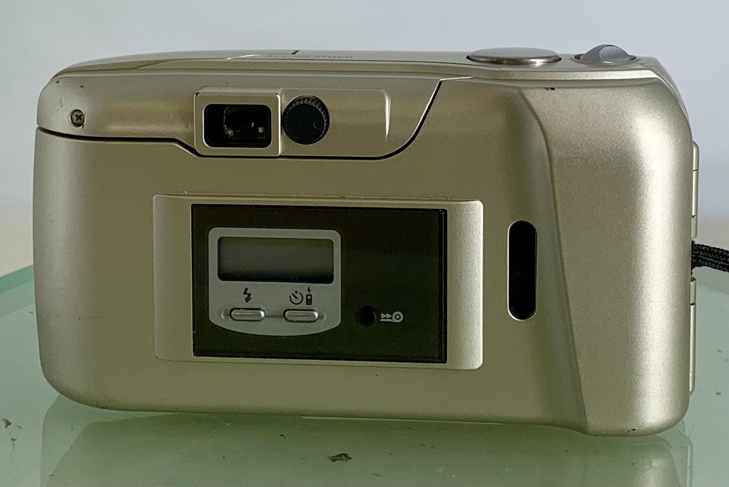 Olympus MJU II Zoom 115 Film Camera 38-115 Lens AF Point&Shot RARE GOLD Tested4