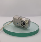 Olympus CAMEDIA C-470 Zoom 4.0MP Digital Camera - Silver TESTED,Charger,batt#9862