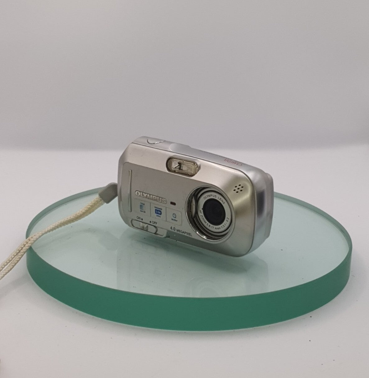 Olympus CAMEDIA C-470 Zoom 4.0MP Digital Camera - Silver TESTED,Charger,batt#9862