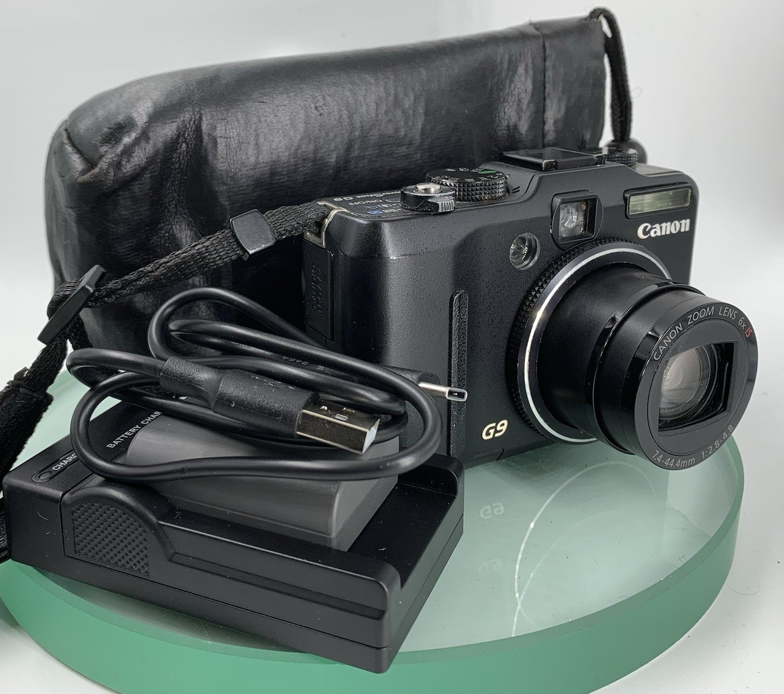 Canon Powershot G9 Digital Camera (12MP, 6x optical) Zoom+Charger+Case+Tested7850