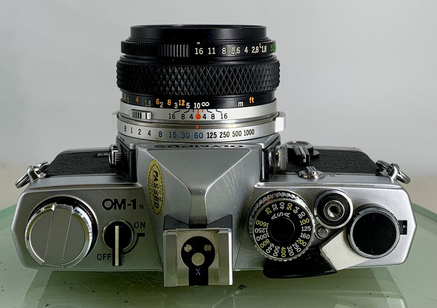 Olympus OM-1N MD 35mm Film SLR Manual Camera with Olympus 50/1.8 Zuiko Lens 1266