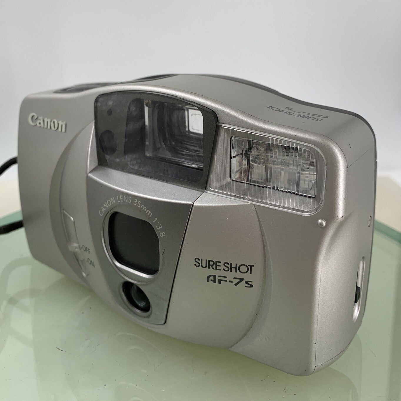 Canon Sure Shot AF-7S 35mm Compact Film Camera WITH COVER - Tested - 9822