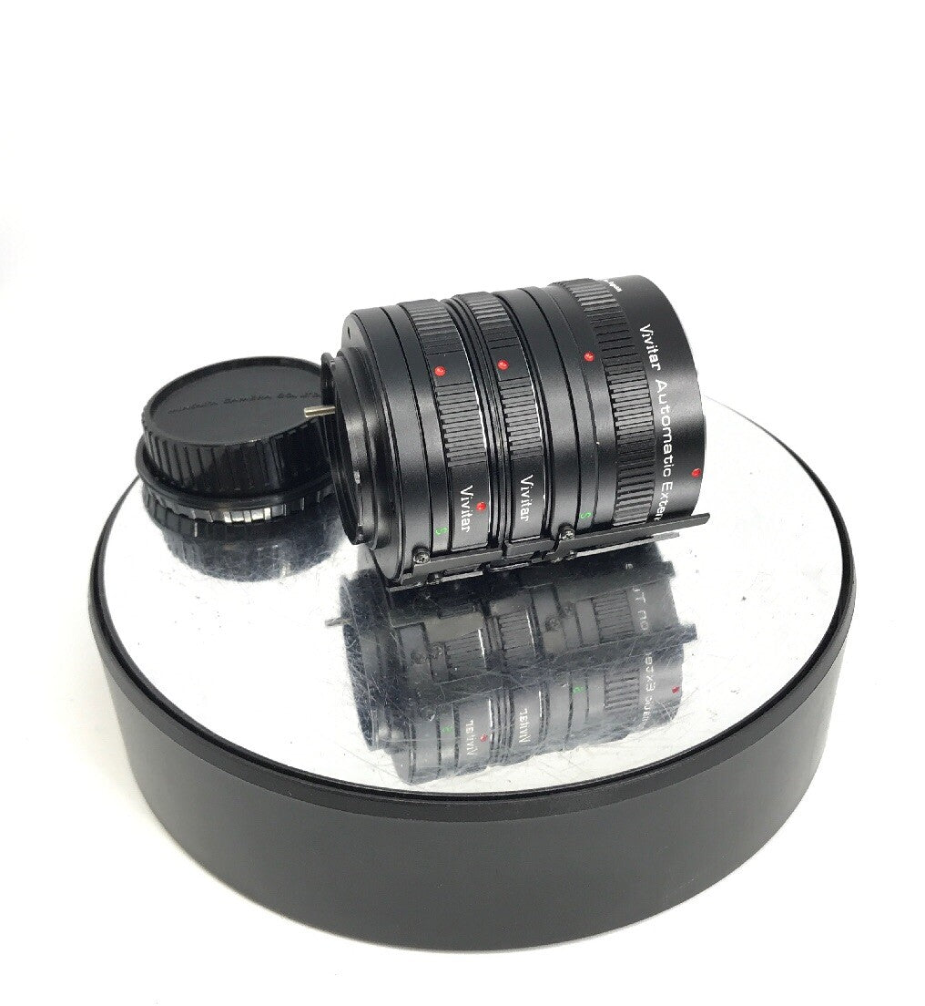 Minolta MD Fit Vivitar Automatic Extension Tube 12mm 20mm 36mm AT-5 + Case#9845
