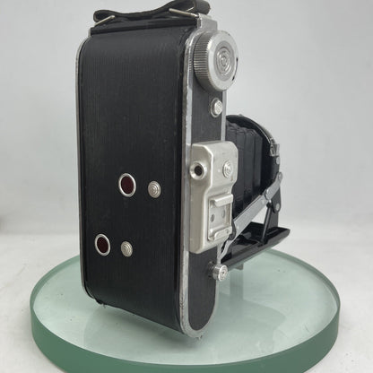Braun Norca,c.1952  Medium Format Folding Camera STEINAR 1:3.8/105 V LENS N 2504