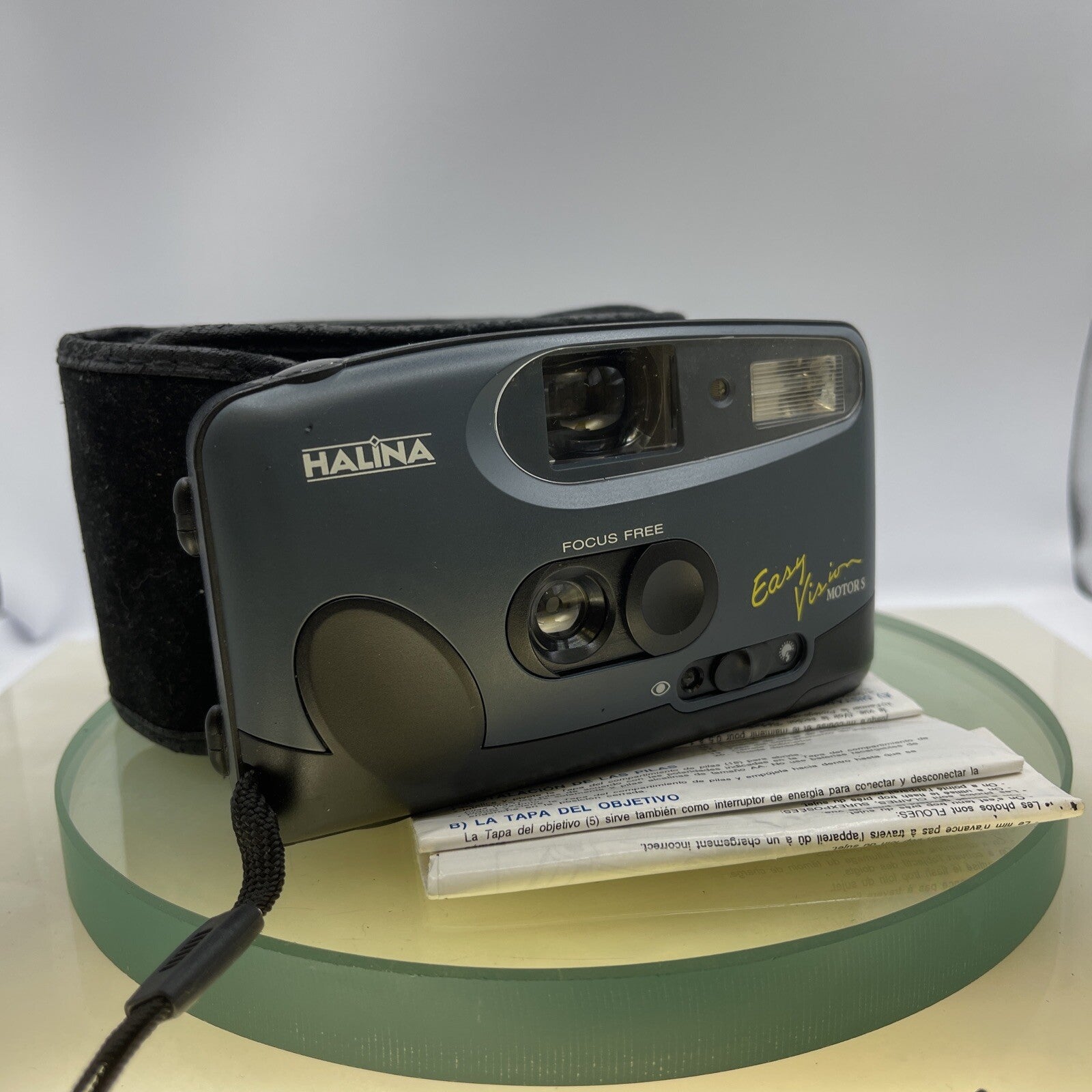 Vintage Halina Easy Vision Motor S Camera Case and instructions #5710