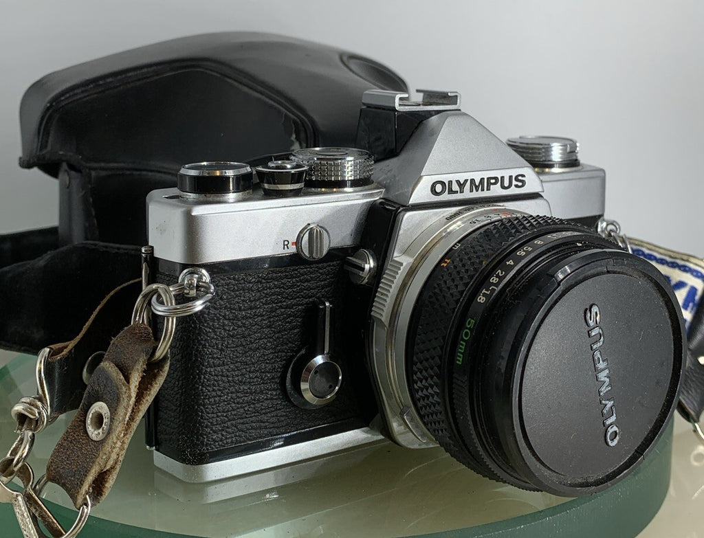 Olympus OM-1N MD 35mm Film SLR Manual Camera with Olympus 50/1.8 Zuiko Lens #1780