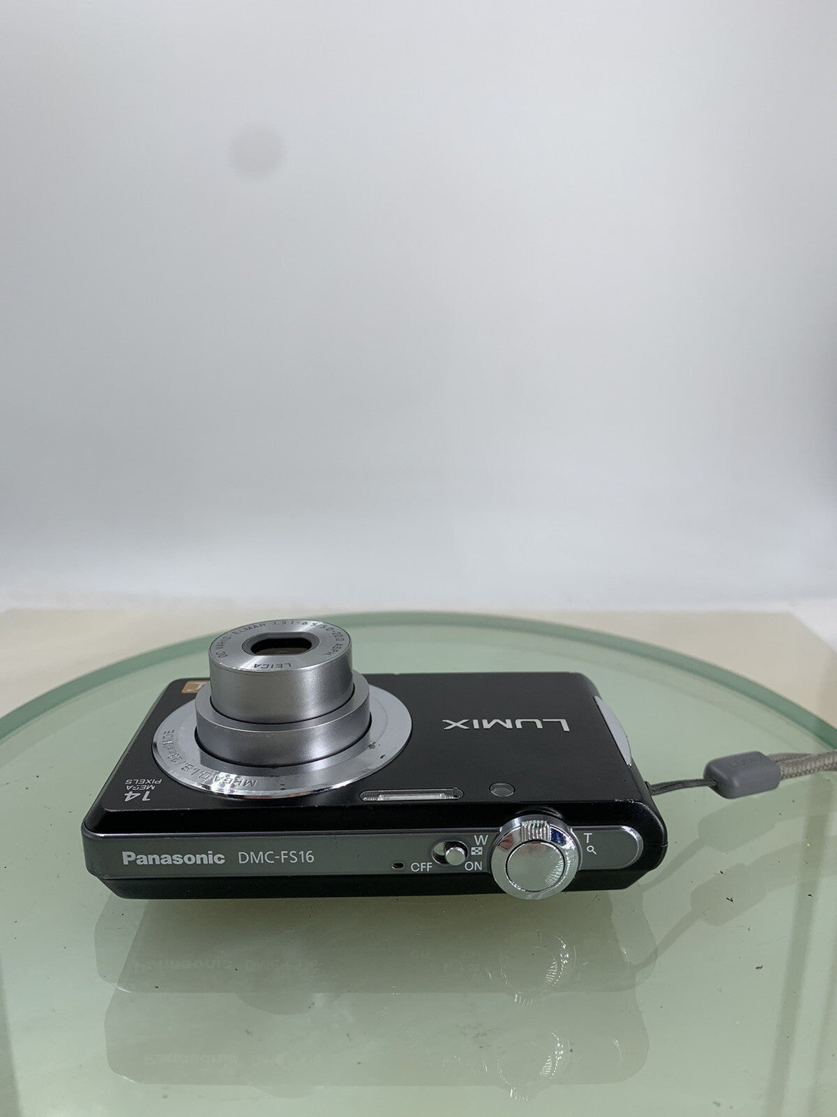 Panasonic LUMIX DMC-FS16 14MP Digital Camera+WIRE+CHARGER+COVER TESTED - 1756