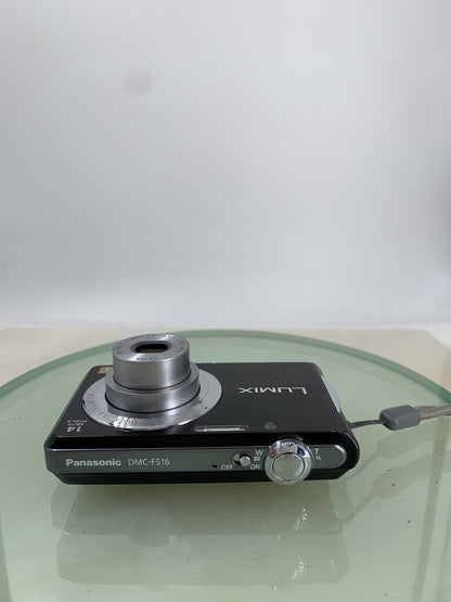 Panasonic LUMIX DMC-FS16 14MP Digital Camera+WIRE+CHARGER+COVER TESTED - 1756