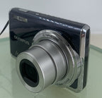 Olympus FE-5020 BLACK Digital Camera NO CARD WITH CHARGER + COVER TESTED - 2342