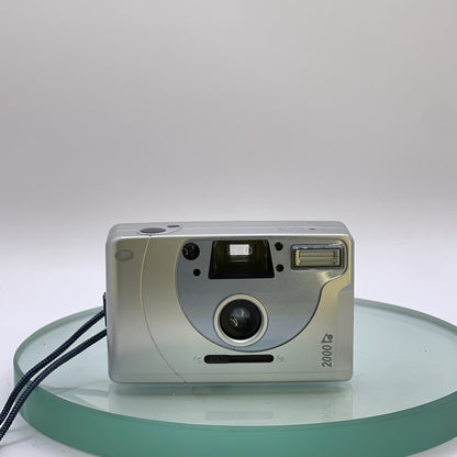 Boots 2000AF Autofocus 35mm Silver Film Camera with Case#TESTED#VGC#5681