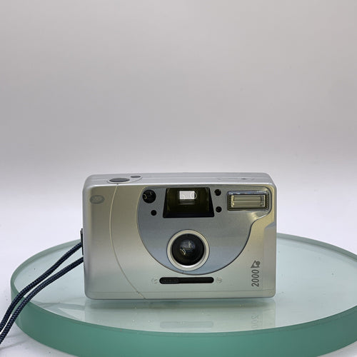 Boots 2000AF Autofocus 35mm Silver Film Camera with Case#TESTED#VGC#5681