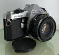 Pentax ME Super 35mm SLR Film camera + Pentax-A  50mm f1.7 LENS  - TESTED  #150