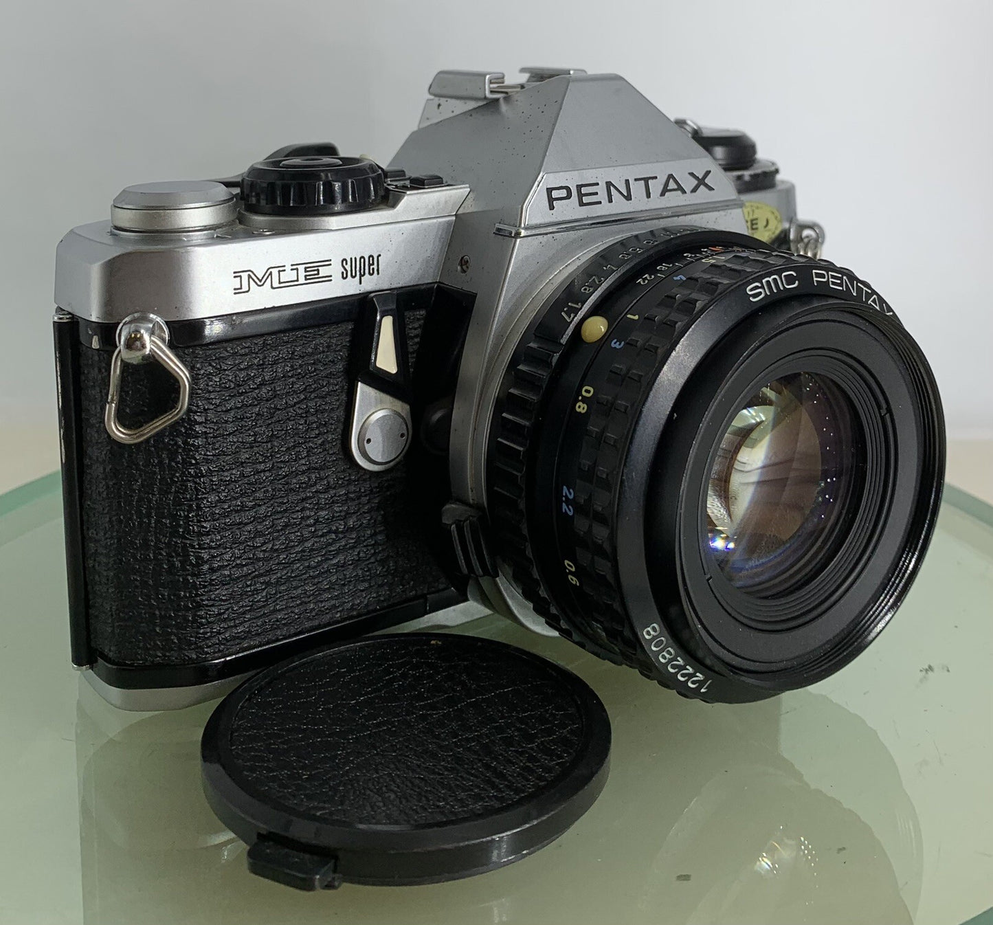 Pentax ME Super 35mm SLR Film camera + Pentax-A  50mm f1.7 LENS  - TESTED  #150