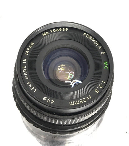 Formula 5 MC 1:2.8 f=28mm lens 49mm For Pentax Great condition #913