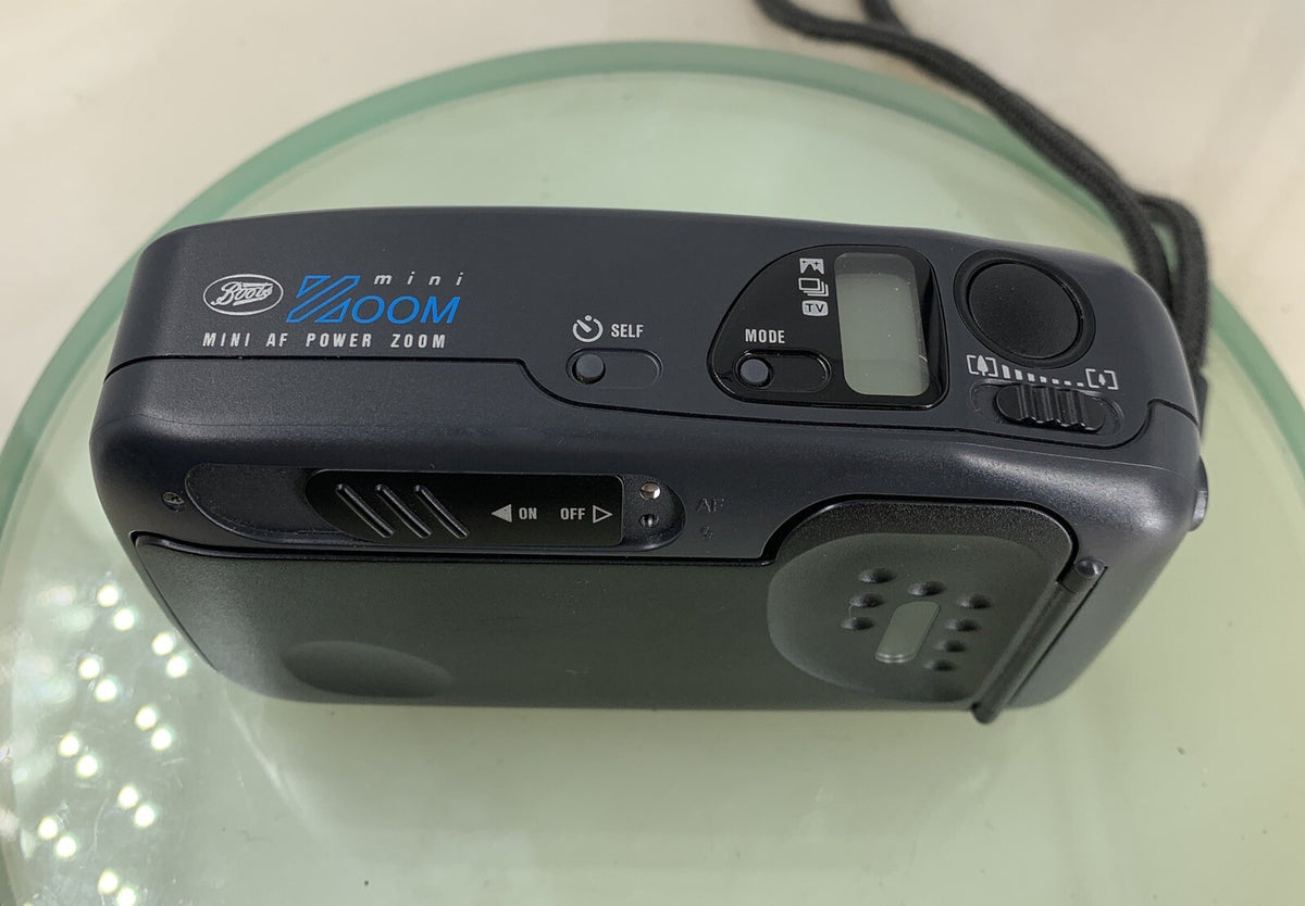 Boots Mini Zoom 38mm-60mm Camera black WITH CASE - TESTED - 8945