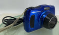 PRAKTICA WP240 WATERPROOF DIGITAL CAMERA BLUE NO CARD ONLY WIRE - TESTED - 2160