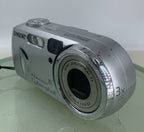 SONY Cyber-Shot 4.1 Megapixels Digital Camera DSC-P73 Silver TESTED - 452