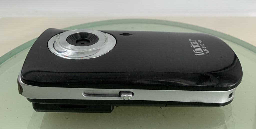 Vivitar TWIST 610HD DVR VIDEO CAMCORDER TWIST AND SHOOT BLACK TESTED - 6277