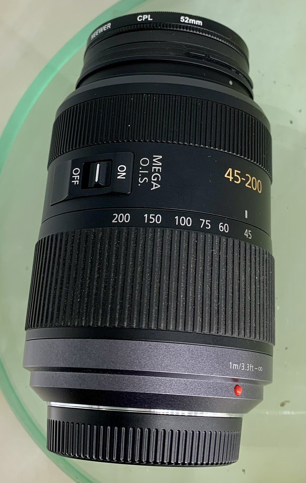 Panasonic Lumix 45-200mm Lens F4-5.6G Vario Mega O.I.S.  Excellent Condition#3253