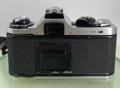 ASAHI PENTAX ME FAST COMPACT VINTAGE SLR FILM CAMERA + 28MM LENS TESTED - 3355