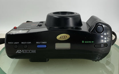 OLYMPUS AZ-1 ZOOM 35mm FILM POINT AND SHOOT CAMERA WITH COVER TESTED - 3427
