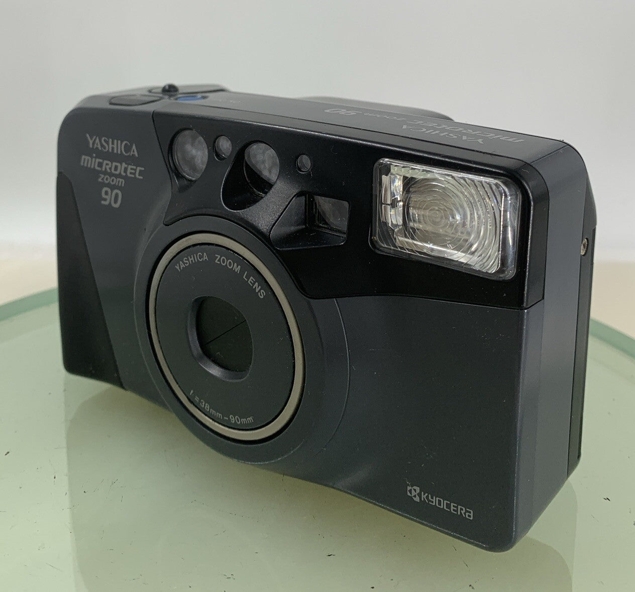 Yashica Microtec Zoom 90 35mm FILM POINT AND SHOOT CAMERA BLACK TESTED - 2452
